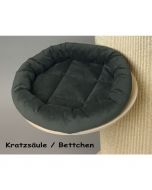 plate with bed for scratching pillar made by Petfun